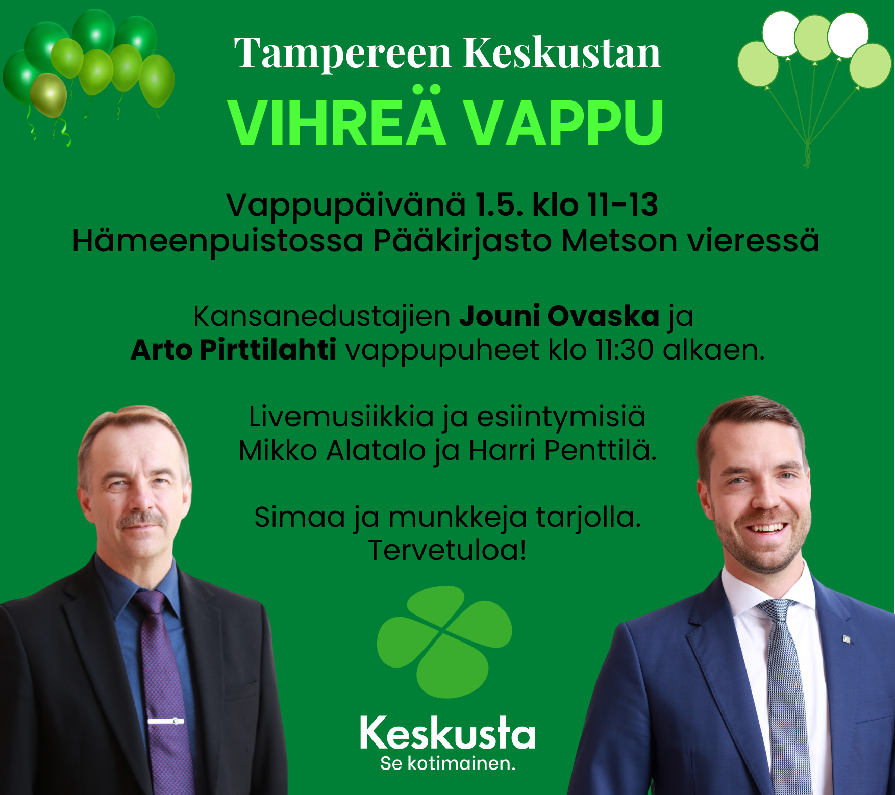 Etusivu - Keskustan Tampereen kunnallisjärjestö